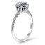 The Brygida Ring, smalltop view on a hand