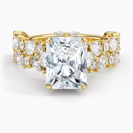18K Yellow Gold Olivetta Double Row Diamond Ring (2 1/2 ct. tw.)