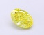 1.01 Ct. Fancy Vivid  Yellow Oval Lab Grown Diamond