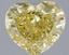 3.50 Ct. Fancy Vivid  Yellow Heart Lab Grown Diamond