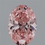 1.53 Ct. Fancy Vivid Pink Oval Lab Grown Diamond