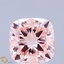 3.20 Ct. Fancy Intense Pink Cushion Lab Grown Diamond
