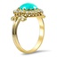 The Robena Ring, smalltop view on a hand