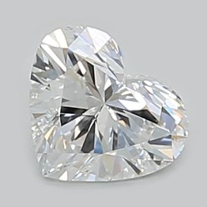 Heart diamond — real photo