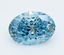 1.67 Ct. Fancy Vivid  Blue Oval Lab Grown Diamond