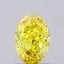 1.01 Ct. Fancy Vivid Yellow Oval Lab Grown Diamond