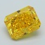 2.52 Ct. Fancy Vivid Yellow Radiant Lab Grown Diamond