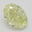1.51 Ct. Fancy Yellow Oval Diamond