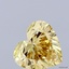 1.27 Ct. Fancy Intense Yellow Heart Lab Grown Diamond