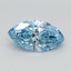 0.70 Ct. Fancy Vivid Blue Marquise Lab Grown Diamond