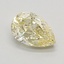 1.16 Ct. Fancy Yellow Pear Lab Grown Diamond