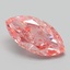 3.28 Ct. Fancy Vivid Pink Marquise Lab Grown Diamond