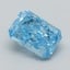 0.55 Ct. Fancy Vivid  Blue Radiant Lab Grown Diamond