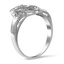The Jacintha Ring, smalltop view on a hand
