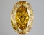 5.06 Ct. Fancy Vivid Brownish Yellow Oval Lab Grown Diamond