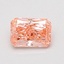 0.71 Ct. Fancy Vivid Pink Radiant Lab Grown Diamond