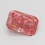 0.71 Ct. Fancy Vivid Pink Radiant Lab Grown Diamond