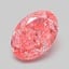 1.05 Ct. Fancy Vivid Pink Oval Lab Grown Diamond