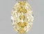 1.10 Ct. Fancy Vivid Yellow Oval Lab Grown Diamond