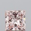 1.01 Ct. Fancy Vivid Green Princess Lab Grown Diamond