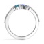 Blue Gemstone Cluster Ring, smallview