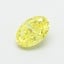 1.03 Ct. Fancy Intense  Yellow Oval Lab Grown Diamond