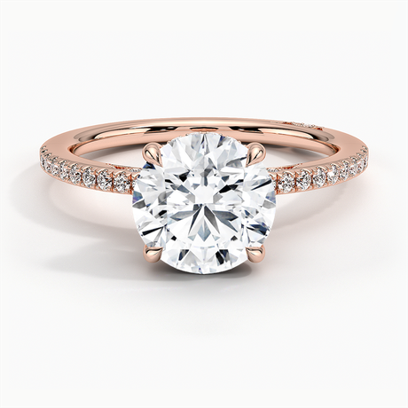 18K Rose Gold Simply Tacori Luxe Drape Diamond Ring