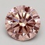 2.50 Ct. Fancy Intense Pink Round Lab Grown Diamond