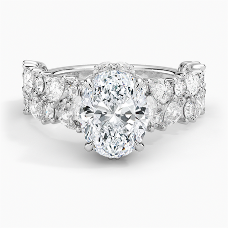 Olivetta Double Row Diamond Ring