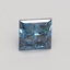 1.01 Ct. Fancy Vivid Blue Princess Lab Grown Diamond