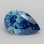 1.50 Ct. Fancy Vivid Blue Pear Lab Grown Diamond