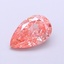 1.53 Ct. Fancy Intense  Pink Pear Lab Grown Diamond