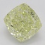 5.11 Ct. Fancy Light Yellow Cushion Diamond