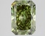 2.69 Ct. Fancy Vivid Green Radiant Lab Grown Diamond