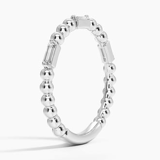 Baguette Lab Diamond Bubble Ring