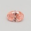 0.50 Ct. Fancy Intense Pink Oval Lab Grown Diamond