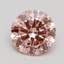 2.00 Ct. Fancy Intense Pink Round Lab Grown Diamond
