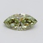 1.01 Ct. Fancy Vivid Green Marquise Lab Grown Diamond