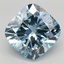 2.59 Ct. Fancy Intense Blue Cushion Lab Grown Diamond