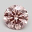 2.29 Ct. Fancy Intense Pink Round Lab Grown Diamond