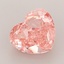 3.01 Ct. Fancy Vivid  Pink Heart Lab Grown Diamond