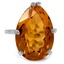 Edwardian Citrine Cocktail Ring