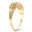 The Annetta Ring, smalltop view on a hand