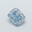 1.56 Ct. Fancy Intense  Blue Cushion Lab Grown Diamond