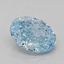 1.11 Ct. Fancy Vivid Blue Oval Lab Grown Diamond