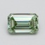 0.90 Ct. Fancy Intense Green Emerald Lab Grown Diamond