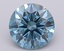 1.53 Ct. Fancy Vivid Blue Round Lab Grown Diamond