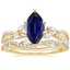 18K Yellow Gold Luxe Willow Diamond Ring (1/4 ct. tw.) with Luxe Winding Willow Diamond Ring (1/4 ct. tw.)