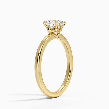 Hidden Heart Diamond Ring