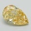 3.01 Ct. Fancy Vivid Yellow Pear Lab Grown Diamond